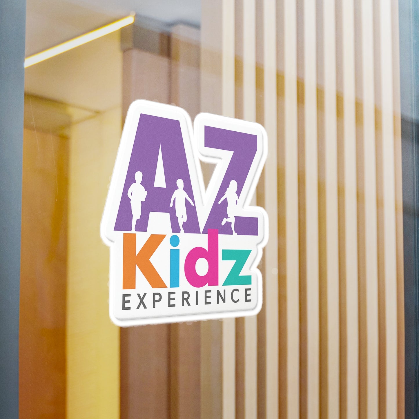 AZ Kidz Experience Vinyl Stickers – Colorful Kiss-Cut Decals for Kids’ Rooms, Playrooms, Laptops & Party Favors