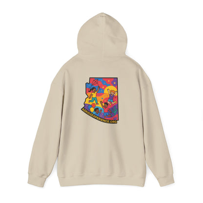 AZ Kidz Experience Hoodie | Colorful Arizona State Sweatshirt | Playful Adventure Gift for Adults & Families