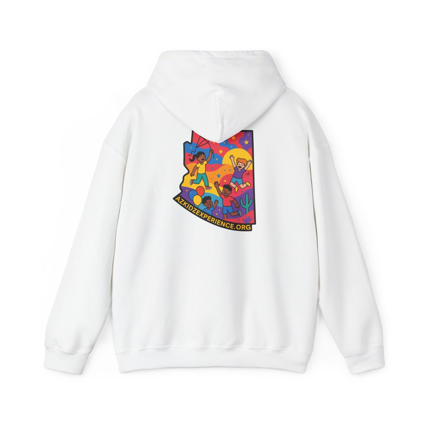 AZ Kidz Experience Hoodie | Colorful Arizona State Sweatshirt | Playful Adventure Gift for Adults & Families