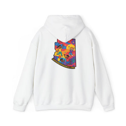 AZ Kidz Experience Hoodie | Colorful Arizona State Sweatshirt | Playful Adventure Gift for Adults & Families
