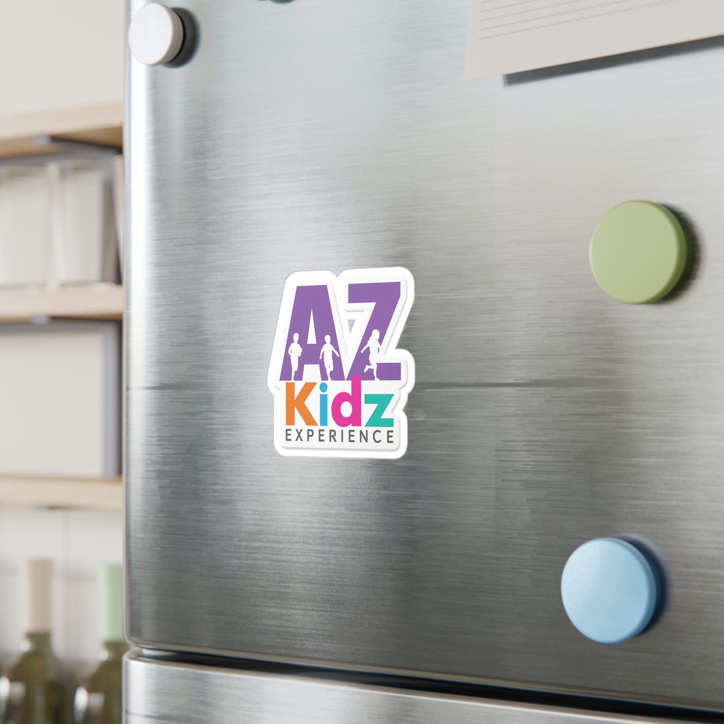AZ Kidz Experience Vinyl Stickers – Colorful Kiss-Cut Decals for Kids’ Rooms, Playrooms, Laptops & Party Favors