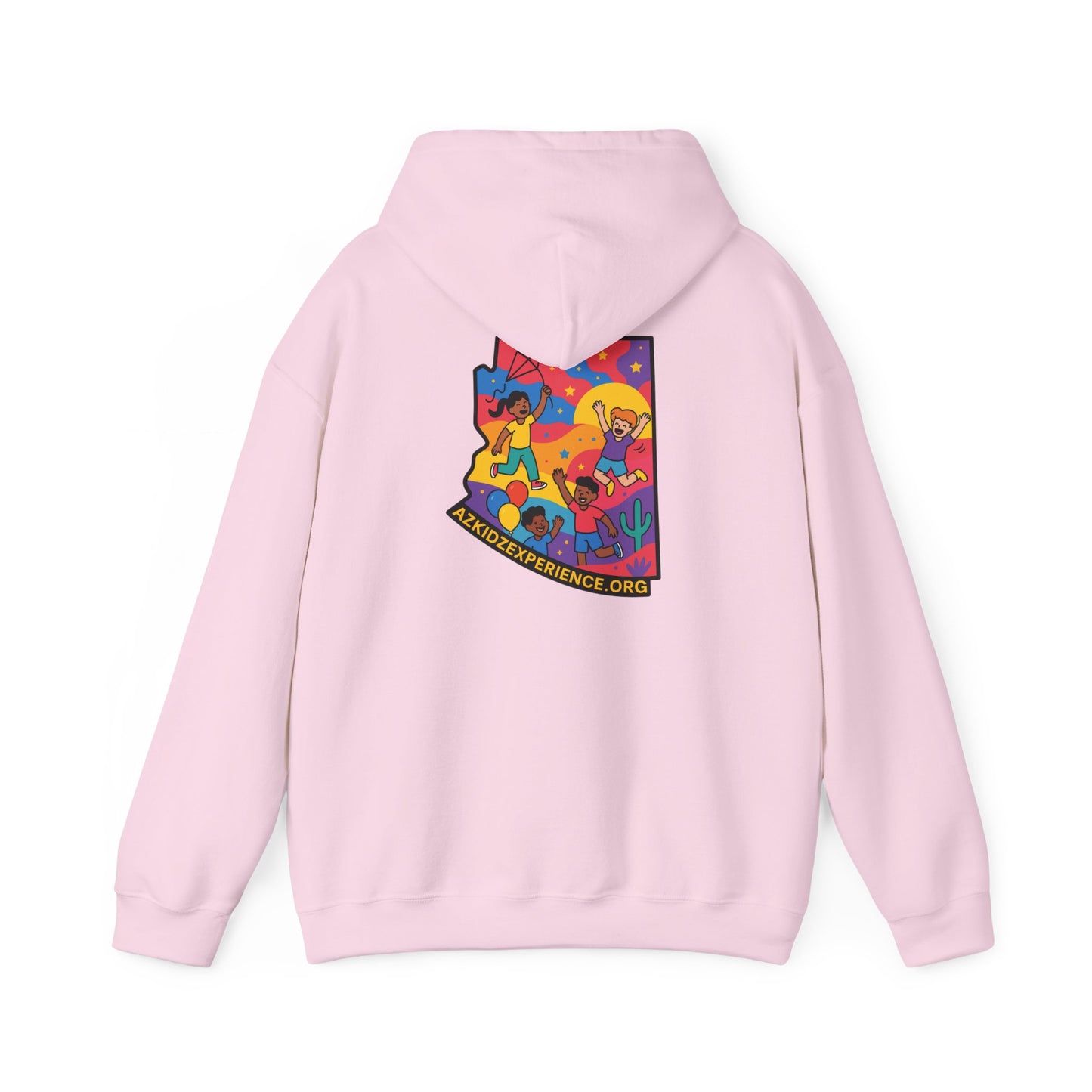 AZ Kidz Experience Hoodie | Colorful Arizona State Sweatshirt | Playful Adventure Gift for Adults & Families