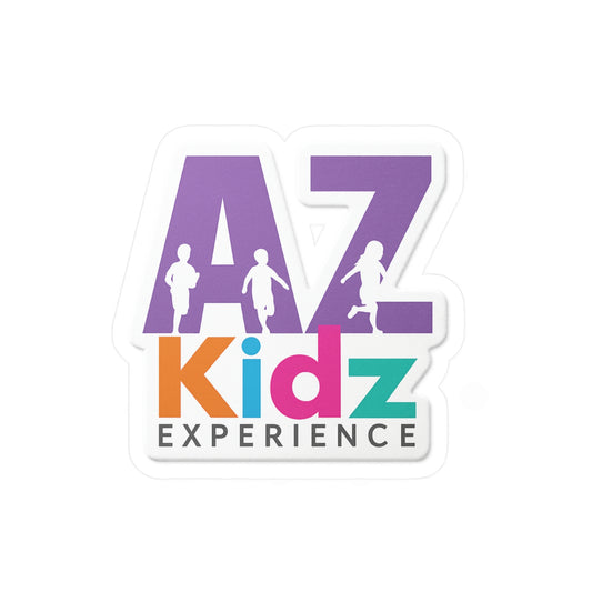 AZ Kidz Experience Vinyl Stickers – Colorful Kiss-Cut Decals for Kids’ Rooms, Playrooms, Laptops & Party Favors