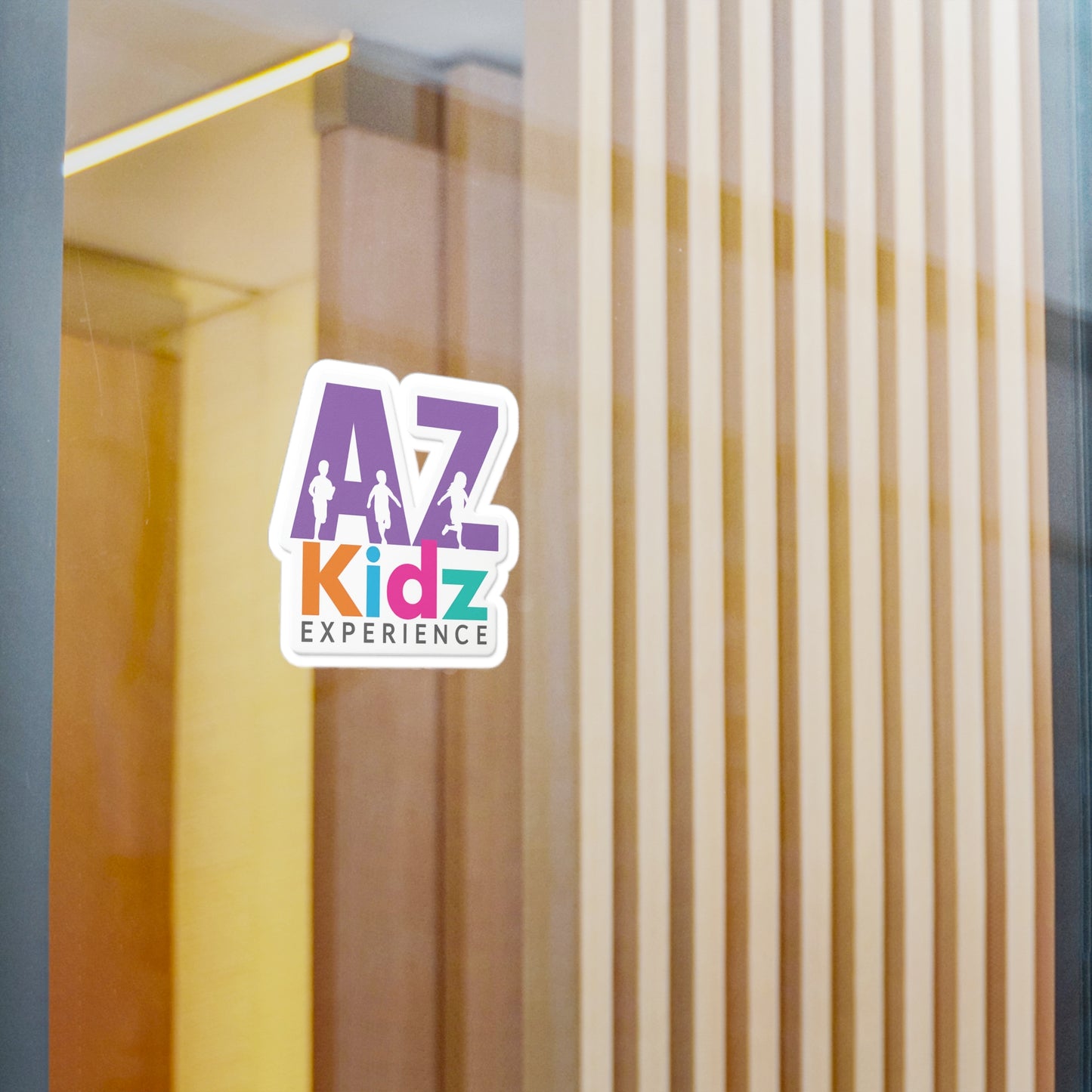 AZ Kidz Experience Vinyl Stickers – Colorful Kiss-Cut Decals for Kids’ Rooms, Playrooms, Laptops & Party Favors