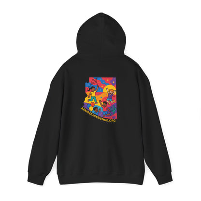 AZ Kidz Experience Hoodie | Colorful Arizona State Sweatshirt | Playful Adventure Gift for Adults & Families