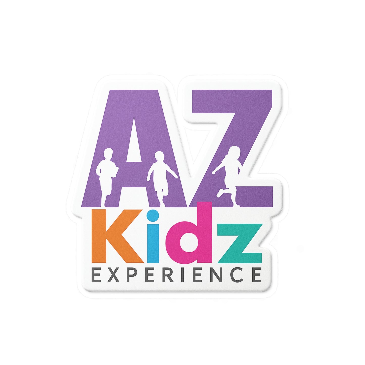 AZ Kidz Experience Vinyl Stickers – Colorful Kiss-Cut Decals for Kids’ Rooms, Playrooms, Laptops & Party Favors
